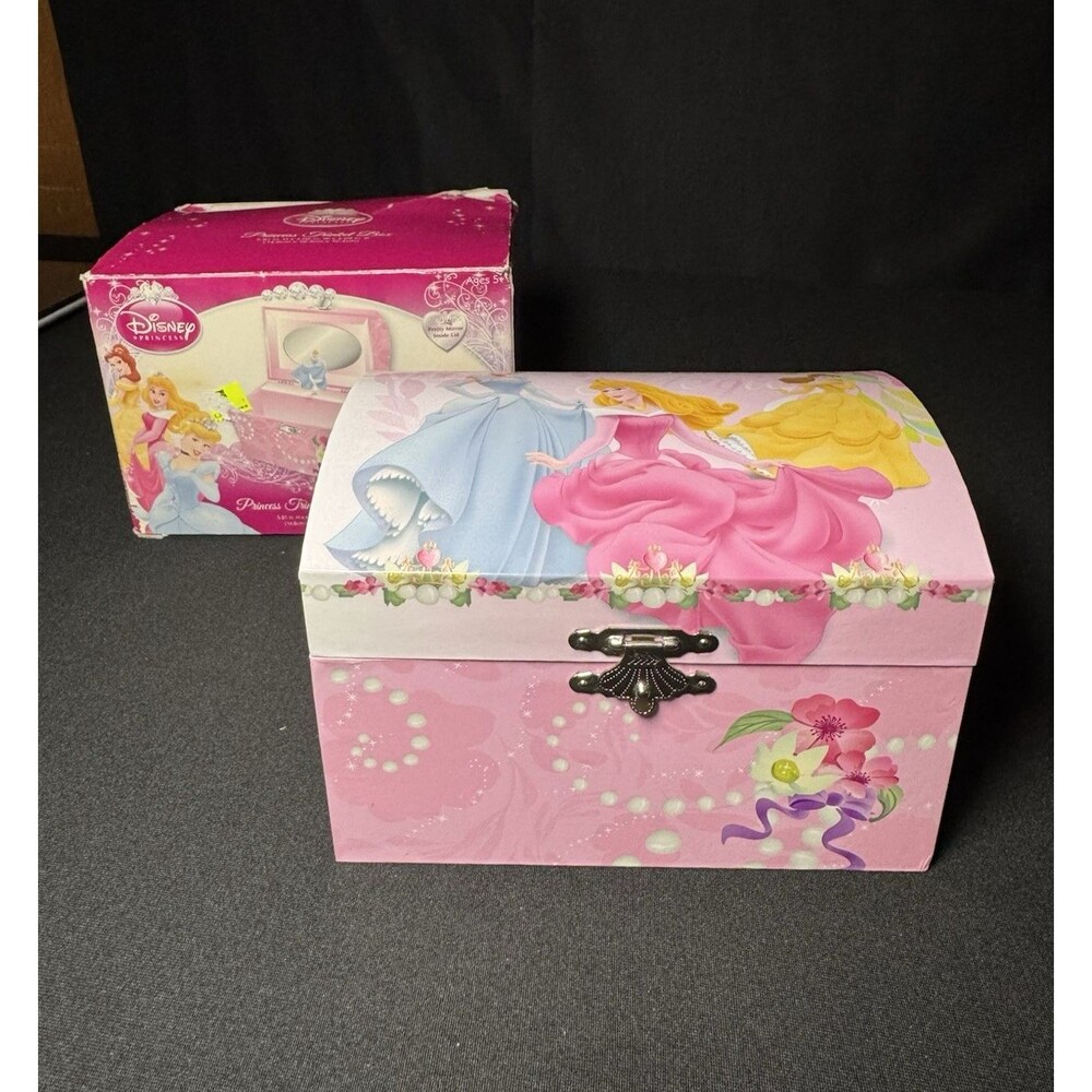 Disney Princess Cinderella Y2K FAB Jewelry Trinket Box Chest - New, Open Box